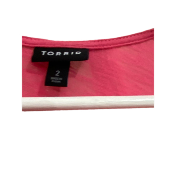 Torrid Cotton 🎀 Faux Wrap Top 🎀 size 2 (2x) - Picture 5 of 11